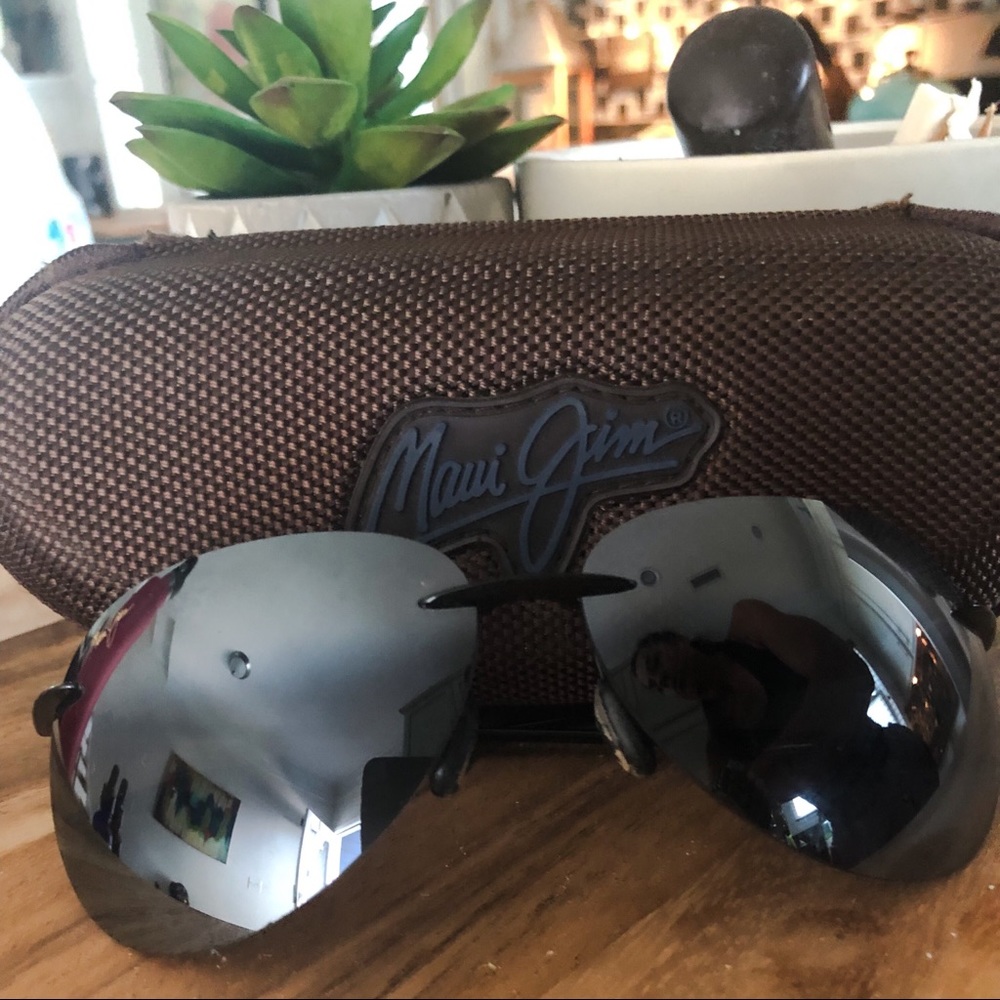 Maui Jim Rimless Aviators